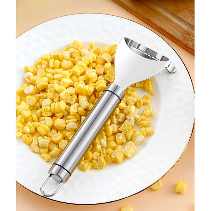 【 2471 wiederkehrende Kunden 】 Küche 304 Edelstahl Pflug, Haushalt Schäler, Manuelle Dreschmaschine, Frische Mais Dreschmaschine_voghion.com