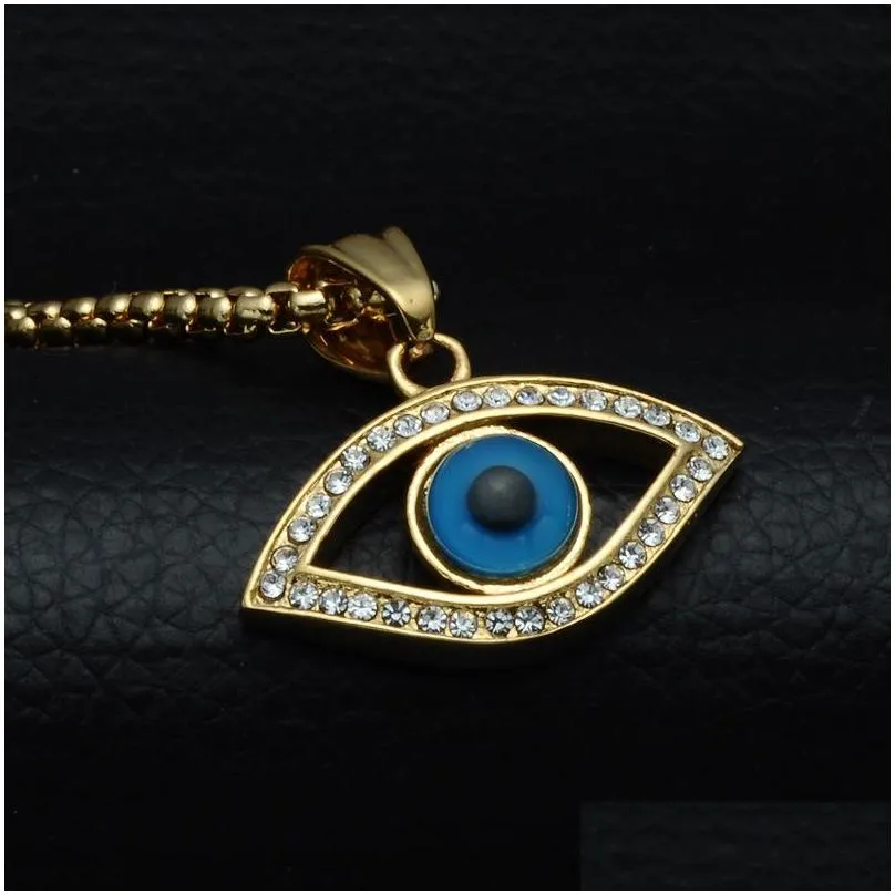 Collana con ciondolo anti-malocchio Occhi azzurri Amuleto fortunato Protezione Consegna a domicilio Gioielli Collane Pendenti Dhvfo_voghion.com