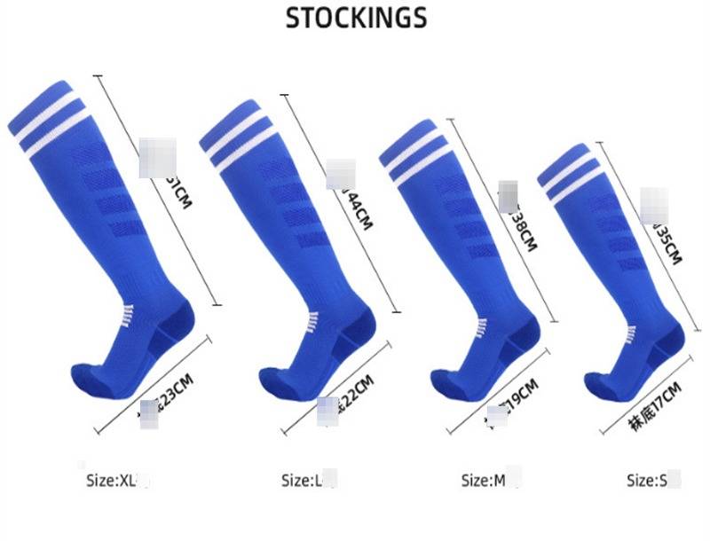 Men's Football Socks Boys Towel Bottom Socks High Tube Socks Non Slip Professional Sports Socks_voghion.com
