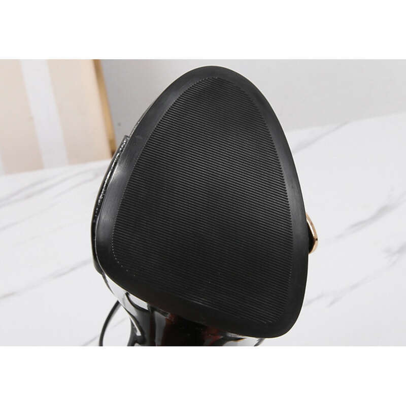 197-1 Nya 24 Sommarlackerade Läder 17cm Hate Sky Höga Vattentäta Platåsandaler Med Rem, T-Stage, Modevisning_voghion.com