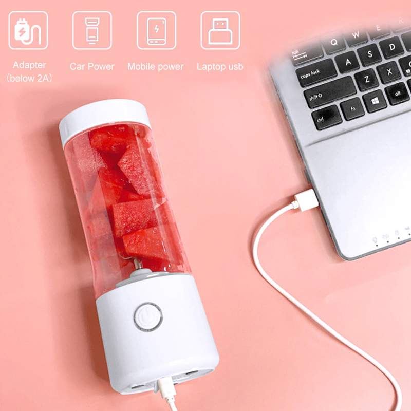 Mini Juicer Blender Portable USB Rechargeable Home Food Processor Smoothie Maker Mixer Juicer Machine Food Processor Cup Blender_voghion.com