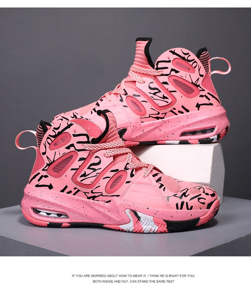 Pratici stivali da combattimento alti da basket Kobe, scarpe sportive antiscivolo resistenti all'usura, assorbimento degli urti da parte degli studenti_voghion.com