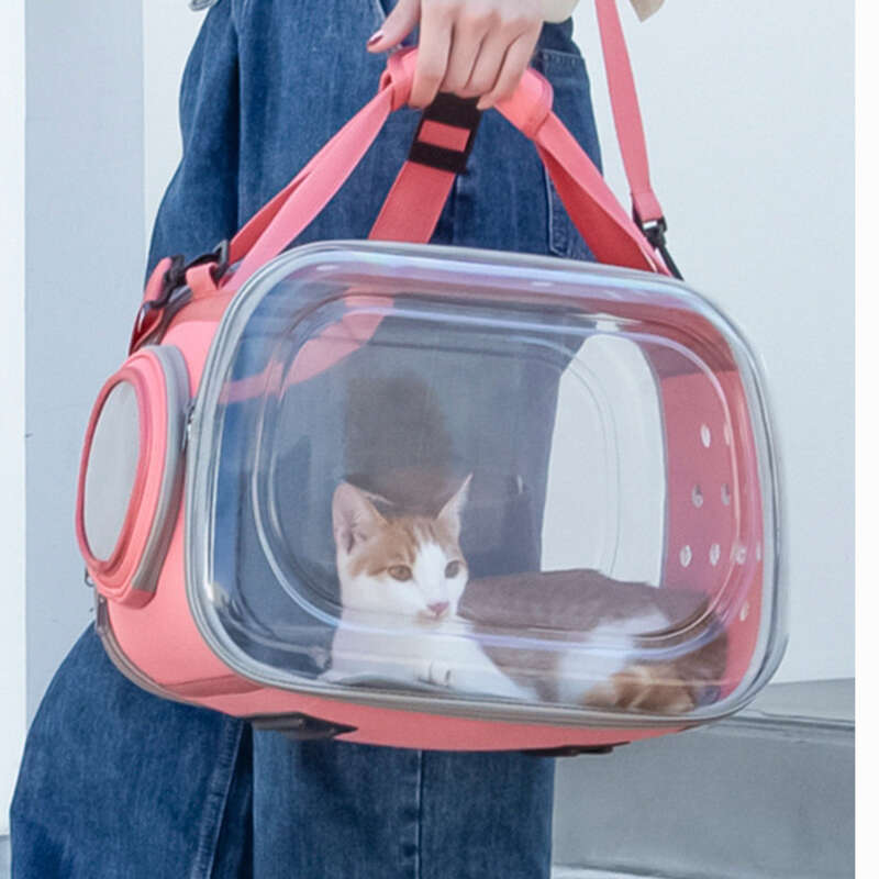 Neu Transparente Raumkabine Katze Handheld Tasche Einzelnen Schulter_voghion.com