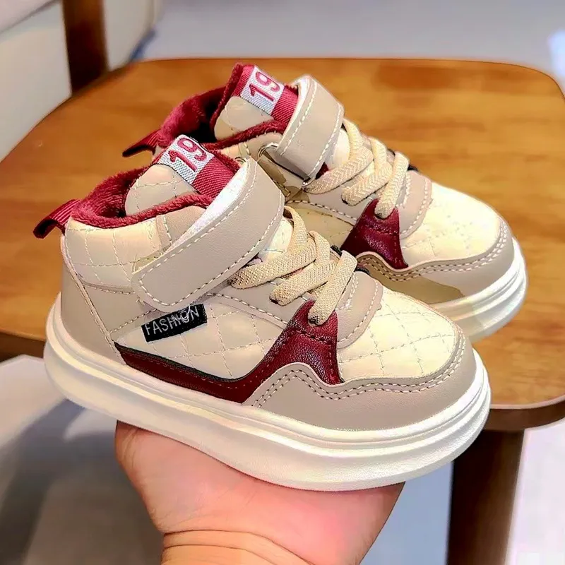 Zapatillas deportivas de invierno 2025 para niños y niñas, informales, antideslizantes, de Littlesprouts, para baloncesto._voghion.com