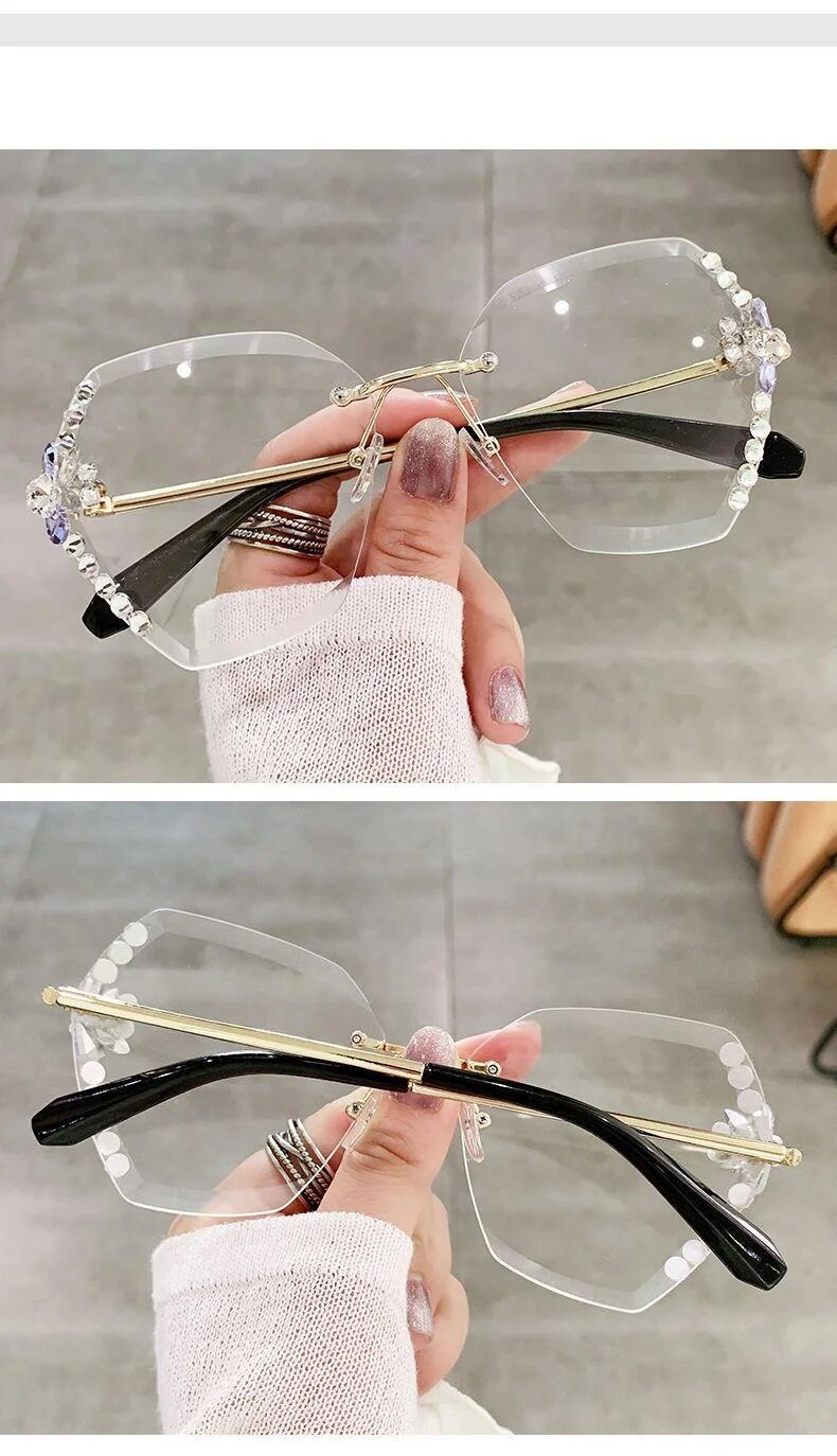 Occhiali da sole donna alla moda con strass e protezione uv_voghion.com