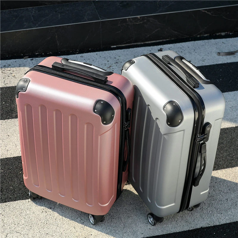 Nouvelle Valise De Voyage À Roulettes Pour Hommes Et Femmes, Boîte À Barres Côtelées, Valise D'embarquement, Boîte À Mot De Passe, Solide Et Durable,_voghion.com