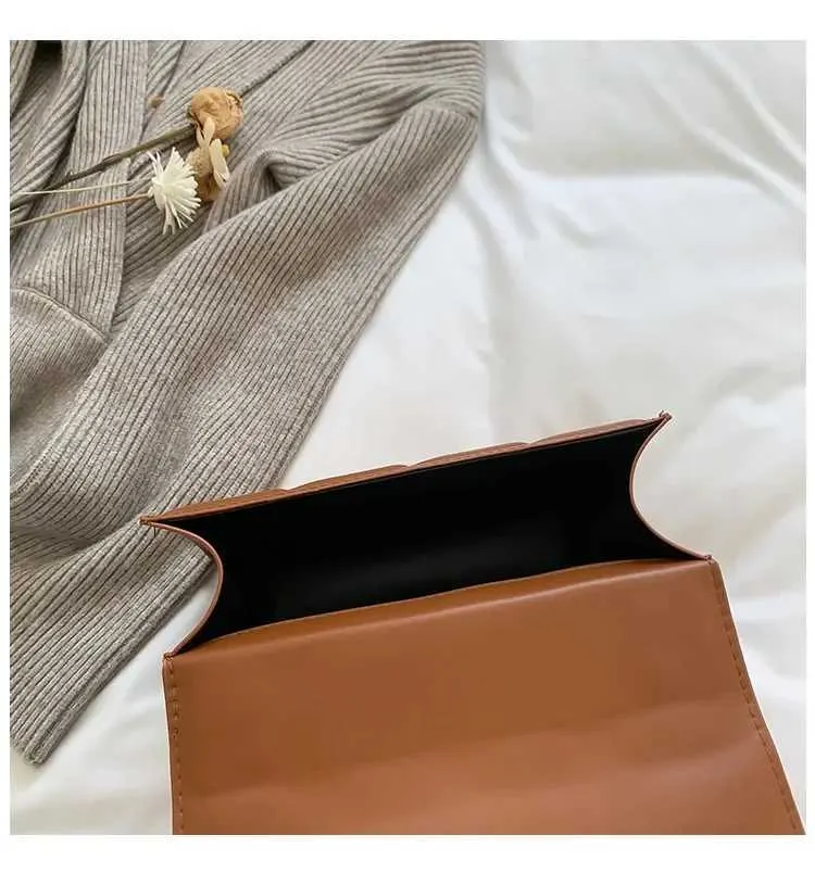 Borsa a tracolla da donna alla moda firmata, con manico in pelle PU, tracolla a catena, per donna C241103_voghion.com