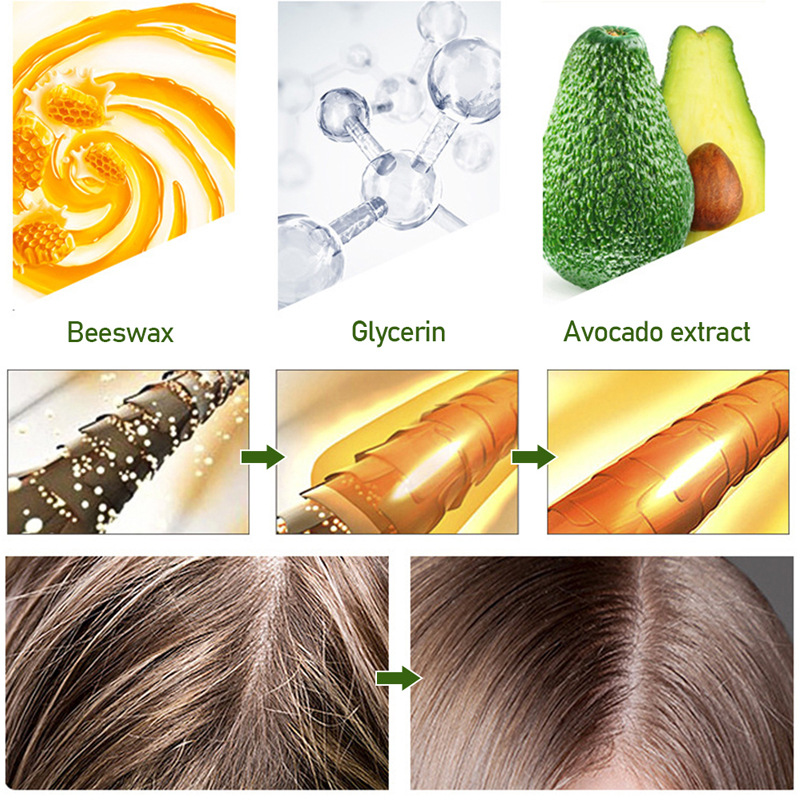  Bâtons de coiffure pour hommes et femmes, bâtons de cheveux cassés, bâtons de cire pour cheveux, fabricants transfrontaliers spot_voghion.com