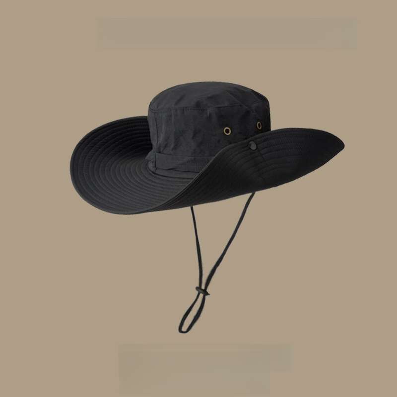 Escursionismo Alpinismo con cappello da pescatore a tesa larga, donna, protezione solare estiva sottile da cowboy occidentale e_voghion.com