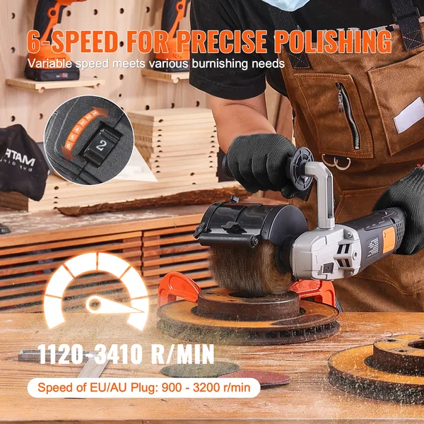 Electric Metal Burnisher And Polishing Tool With 6-speed Control_voghion.com