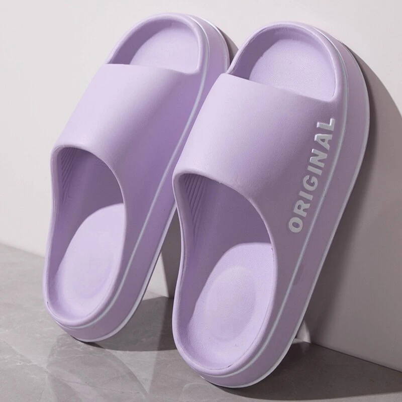 Feslishoet-Pantoufles De Plage À Lettres Pour Hommes Et Femmes, Toboggans De Plage, Document Solide, Semelle Optique, Chaussures D'intérieur Coordonn_voghion.com
