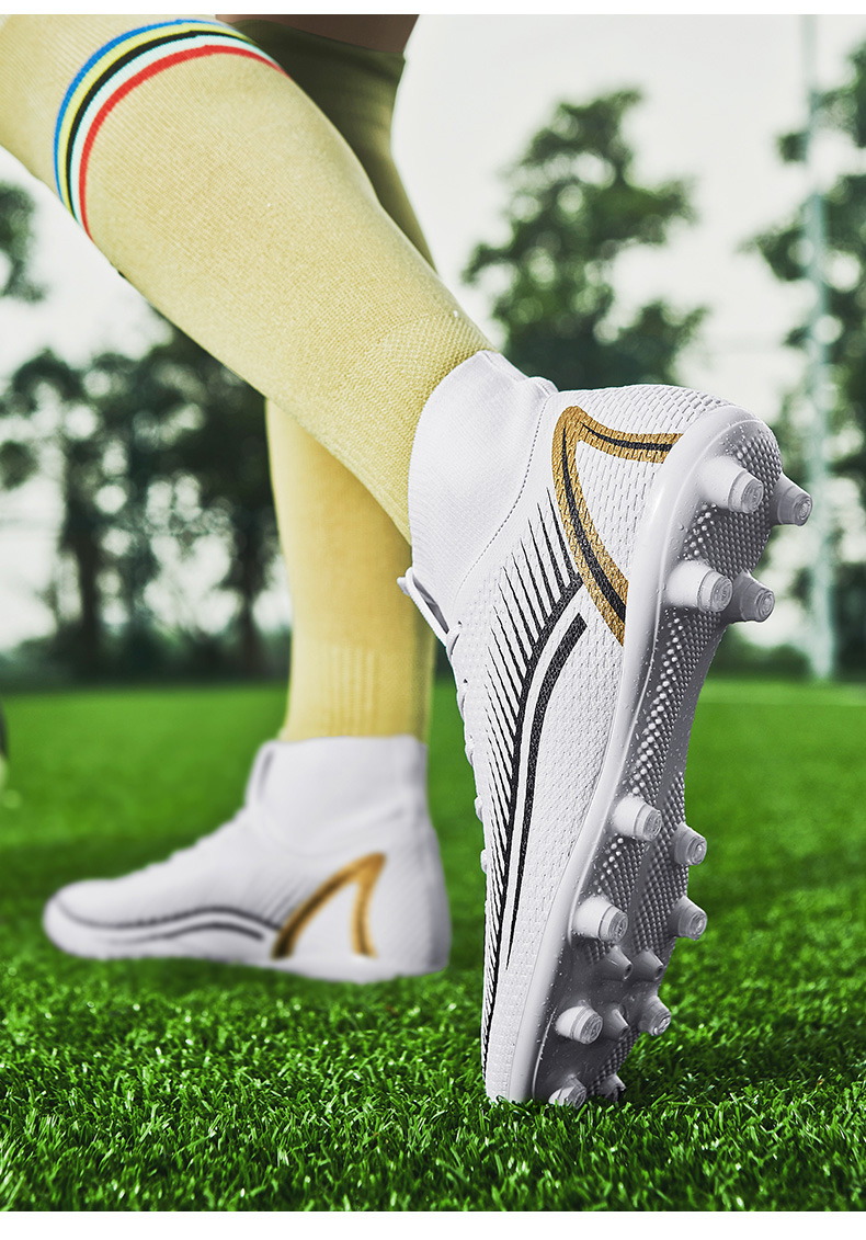 Men Women Professional Football Boots Outdoor Training Cleats Grass Match Sneakers Futsal Hot-selling High-quality Turf_voghion.com