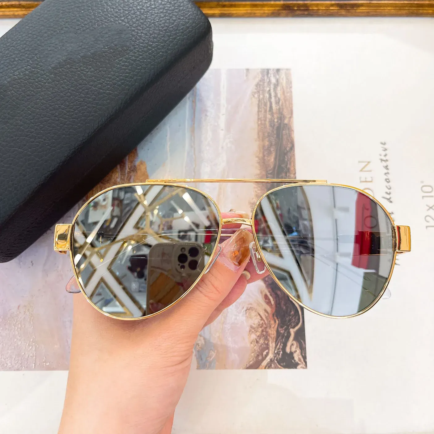Classic Designer Sunglasses For Women & Men Titanium Frame_voghion.com