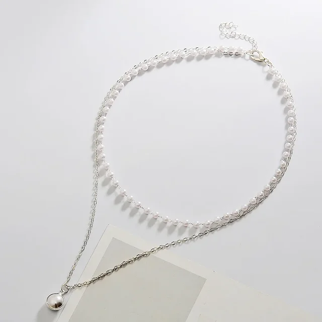 Heiße Verkäufe Neue Multi Layer Winzige Kleine Herz Mond Choker für Frauen Gold Farbe Kurze Kette Anhänger Kragen Halskette Schmuck Geschenk_voghion.com
