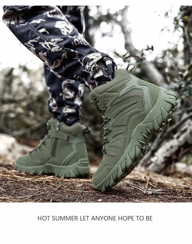 Tactical Combat Training Boots For Hiking And Outdoor Activities_voghion.com