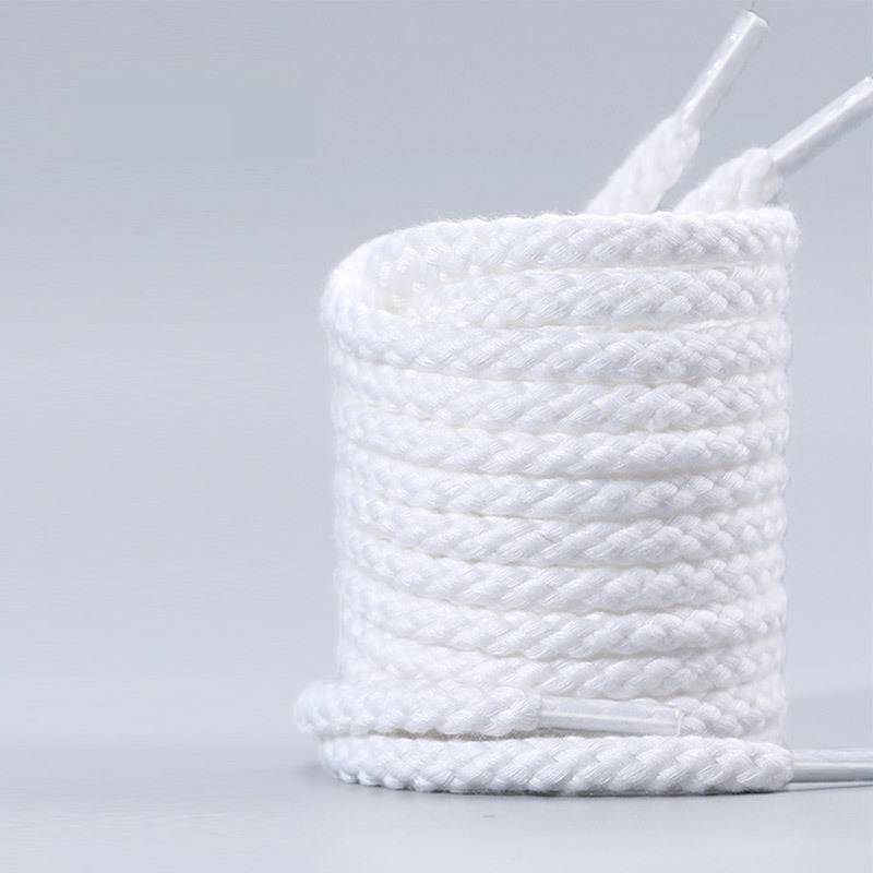 Shoelaces, Women's Style, Fits Air Force 1, Black, White, Beige, Rose Red, Men's Round Shoelace Ropes, One Pair_voghion.com