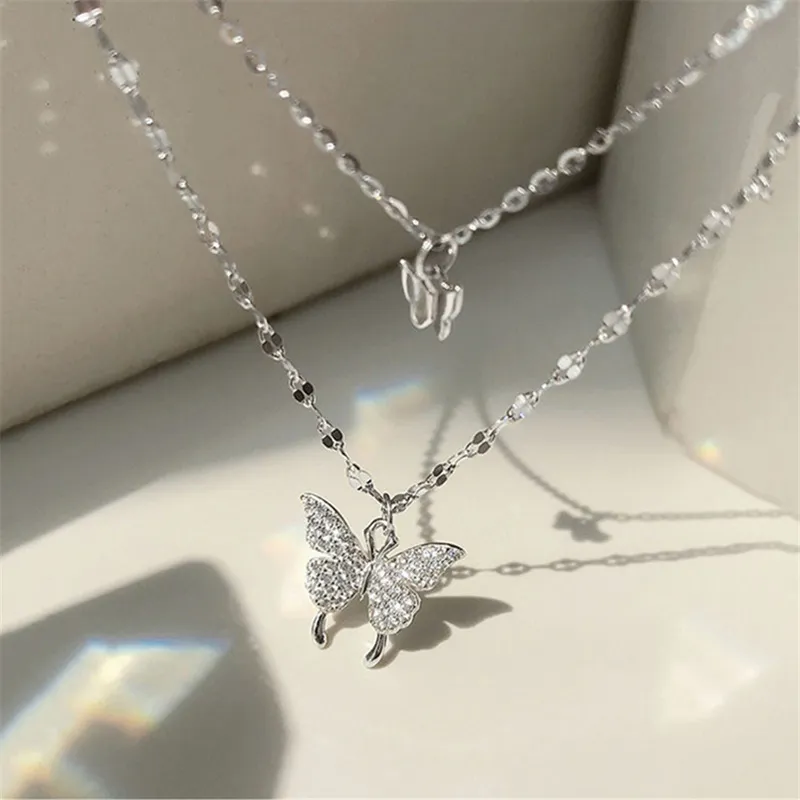 Anhänger Halsketten Einfache Perlenkette Choker Halskette Kristallblatt Quaste Für Frauen Mode Sex Schmuck Prom_voghion.com