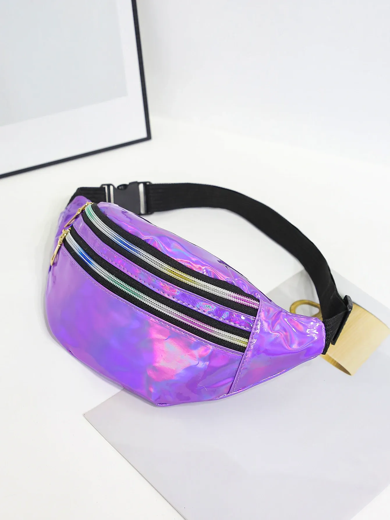 Laser Fanny Belt For Women Cross Body Womens Crossbody Bags Fashion Waist Pack Bum Bag Hiking Running Travel_voghion.com