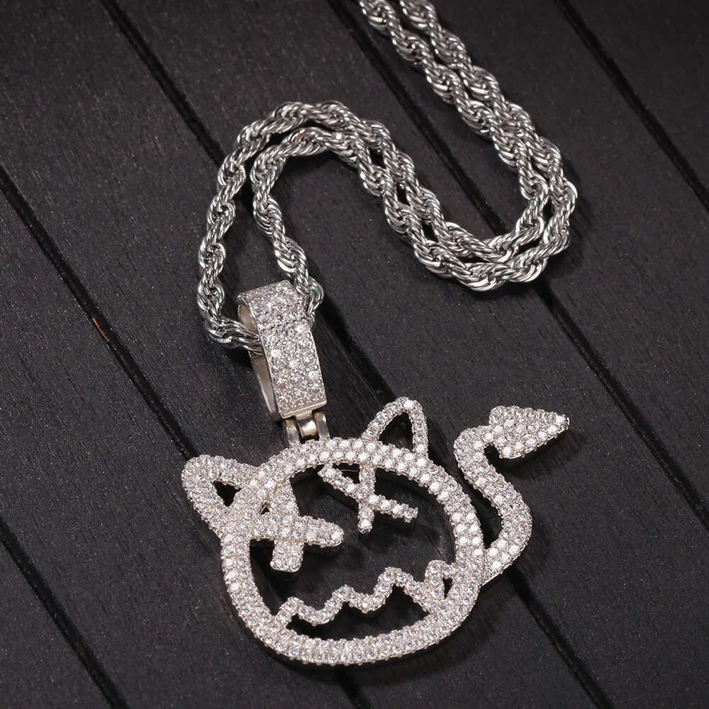 Cartoon Devil Hip Hop Pendant Necklace For Men And Women Trendy_voghion.com