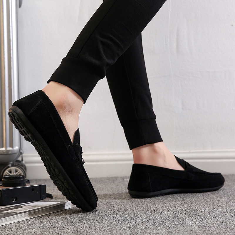 Mocassins de mode populaire pour hommes, chaussures décontractées à tête ronde, chaussures respirantes_voghion.com