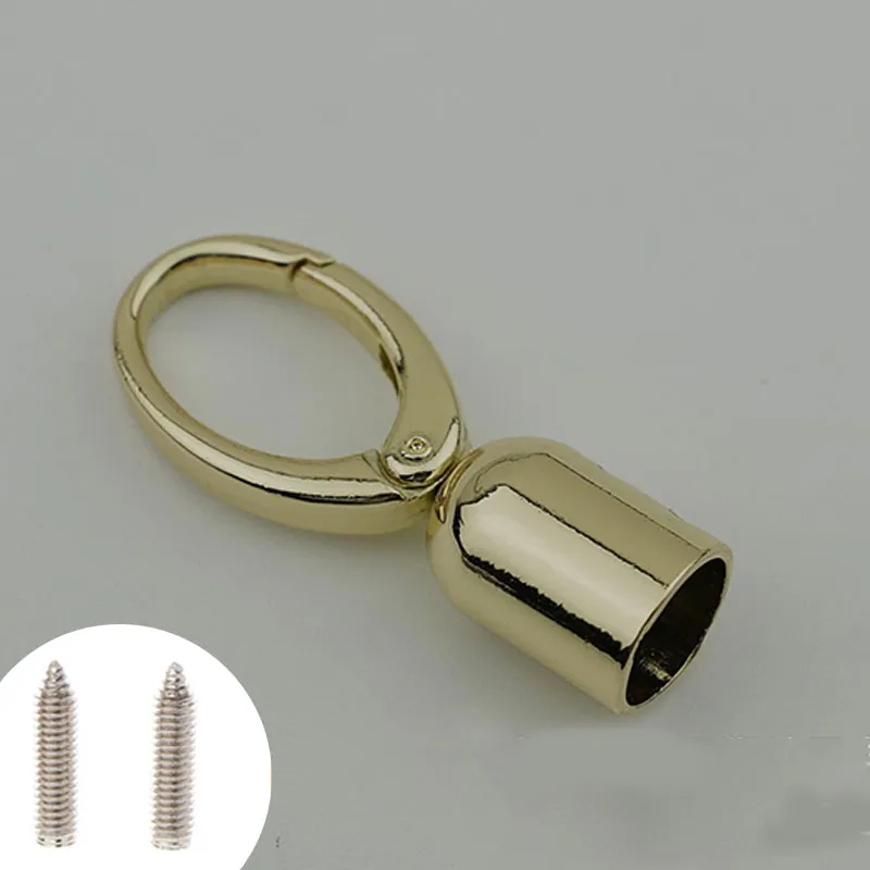 Accessori fai da te per borse decorative in pelle con corda/nappa, gancio per borsa con apertura a molla_voghion.com