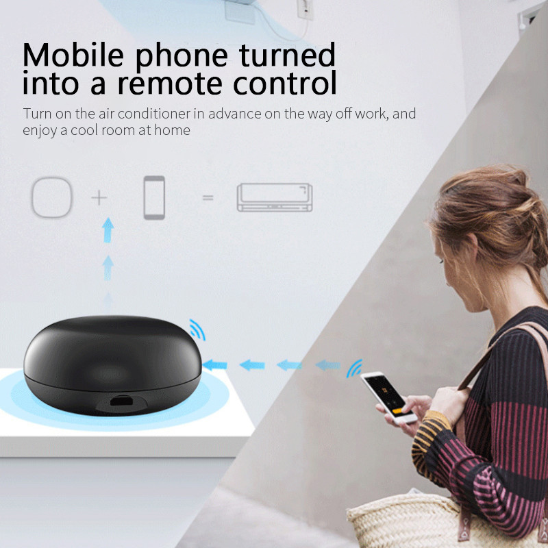 Wifi Smart Universal IR Remote Control DIY Infrared Remote Control for TV Air Conditioner Via Alexa Google Home Tuya Smart Life_voghion.com