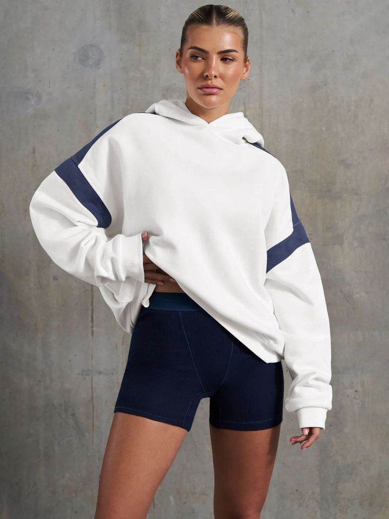 Women's Clothing contrast color drop shoulder high-end_voghion.com