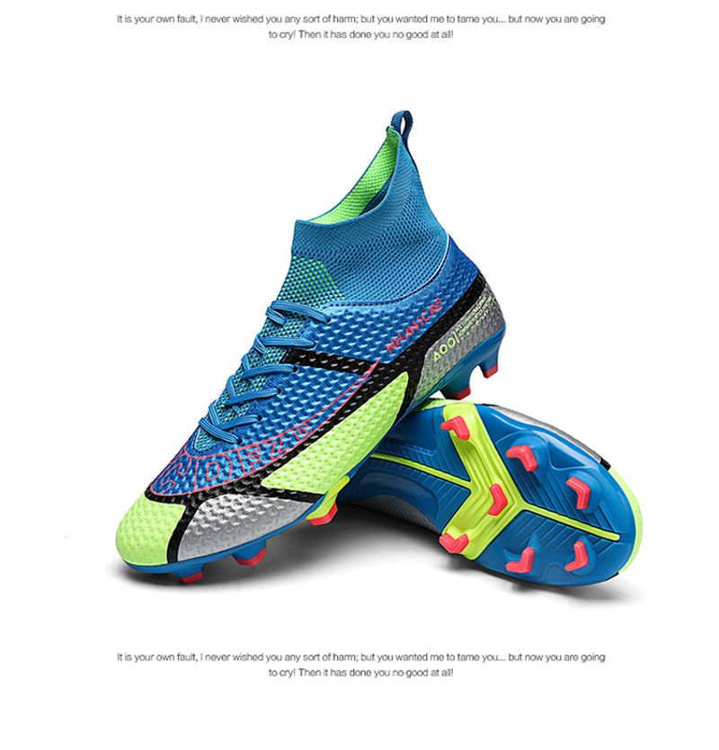 Scarpe da calcio da allenamento in erba con punte corte alte e traspiranti da uomo FGTF di grandi dimensioni 2022 transfrontaliere 45_voghion.com