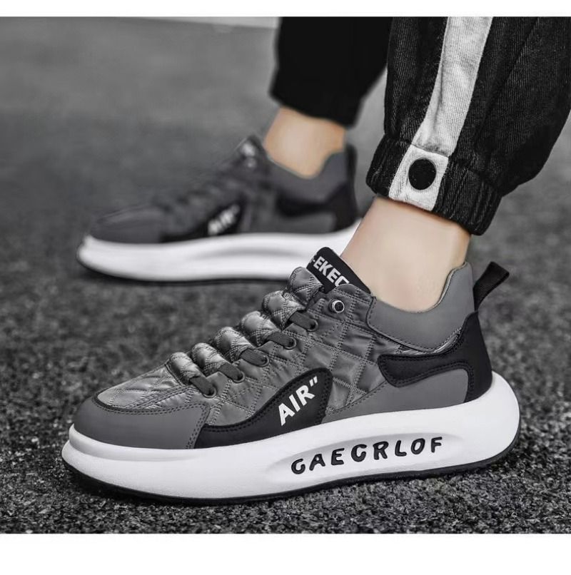 Men's Fashion White Platform Shoe 2024 New High Quality Male Sneakers Bathable Casual Shoes For Men Atillas De_voghion.com