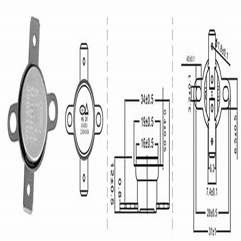 1pcs,D301 N/O NO Normally Open Temperature Control Switch 5~185C 41F~365F_voghion.com