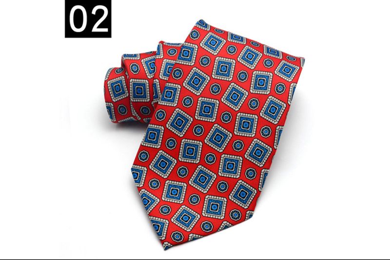 Trendy Men's Casual And Modern Fashion Collar, 9CM Wide Tie, Suit Accessories, Hand Printed TIE_voghion.com