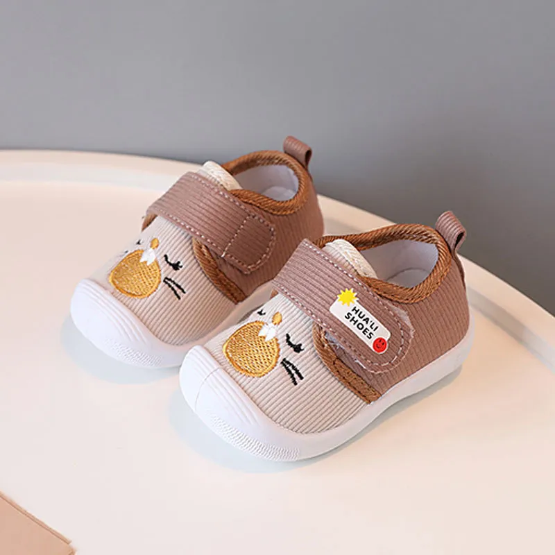 Infant 0-3 Years Old Baby First Walkers Spring Autumn Sneakers Toddler Anti Kicking Non-slip Soft Sole Squeaky Casual_desvips.com