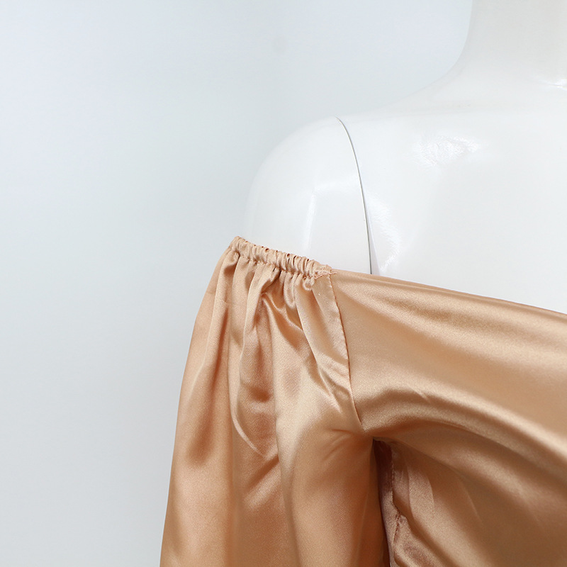 Canotta da donna con scollo a V e nodo di coniglio, senza spalline, a maniche lunghe, sexy, con spalle scoperte, colorata, estiva 2025_voghion.com