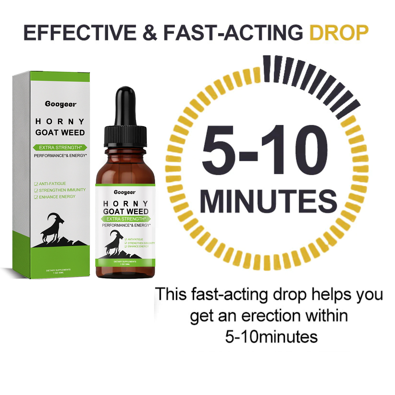 Googeer Horny Drops Integratori per capre arrapate PRESTAZIONI ED ENERGIA Corpo maschile_voghion.com