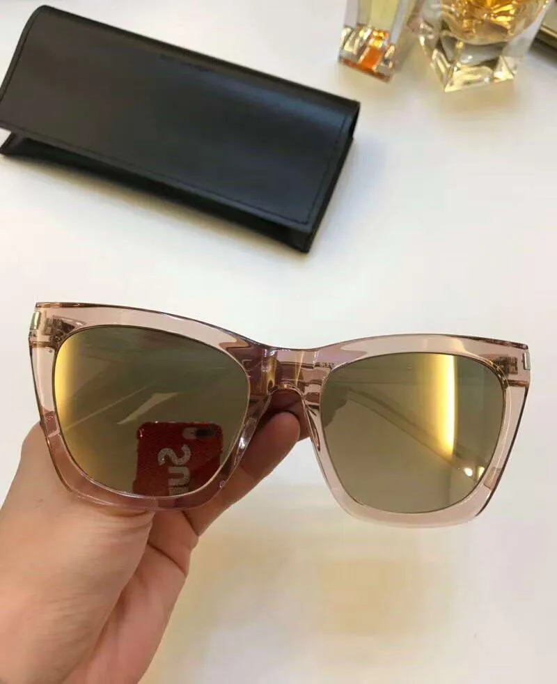 Črna ženska dizajnerska sončna očala Kate SL 214 Havana Brown Shades Unisex sončna modna očala za vožnjo, trendovska nova_voghion.com