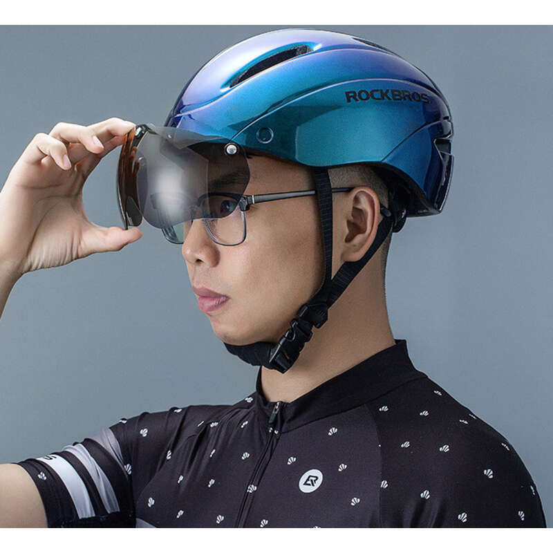 ROCKBROS Cycling Helmet, Road Mountain Bike, Male And Female Integrated Safety Hat_voghion.com