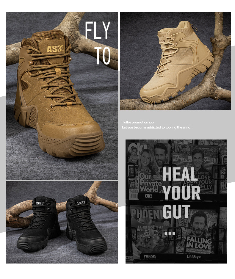 LOWA – chaussures d'alpinisme en plein air pour hommes, bottes militaires tactiques d'escalade dans le désert, nouvelle collection 2024_voghion.com