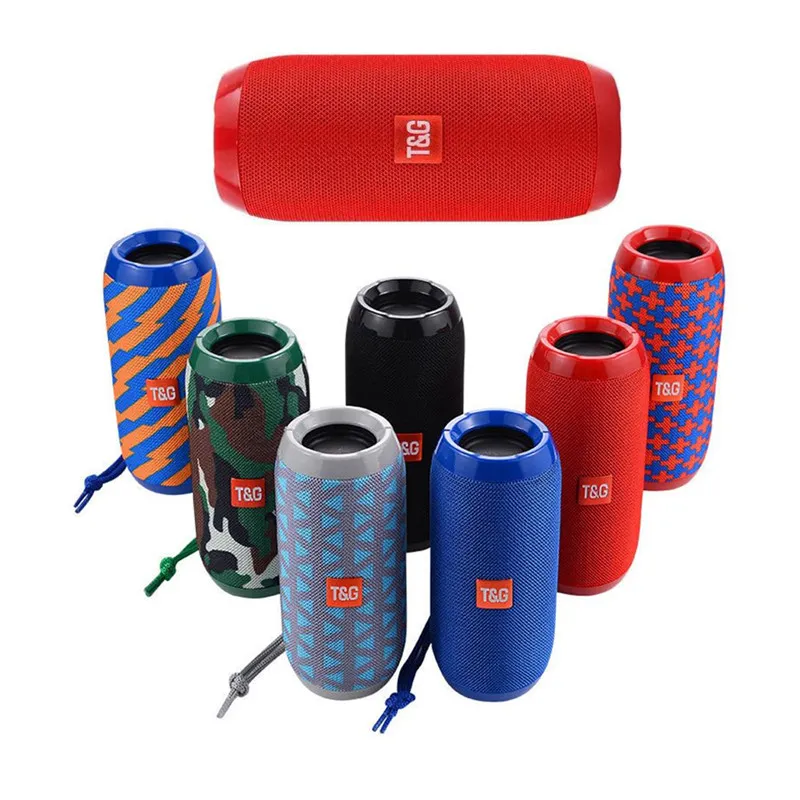 Waterproof Speakers Outdoor TG117 Portable Bluetooth-compatible Wireless Bass Column Computer Sound Box Radio USB_voghion.com