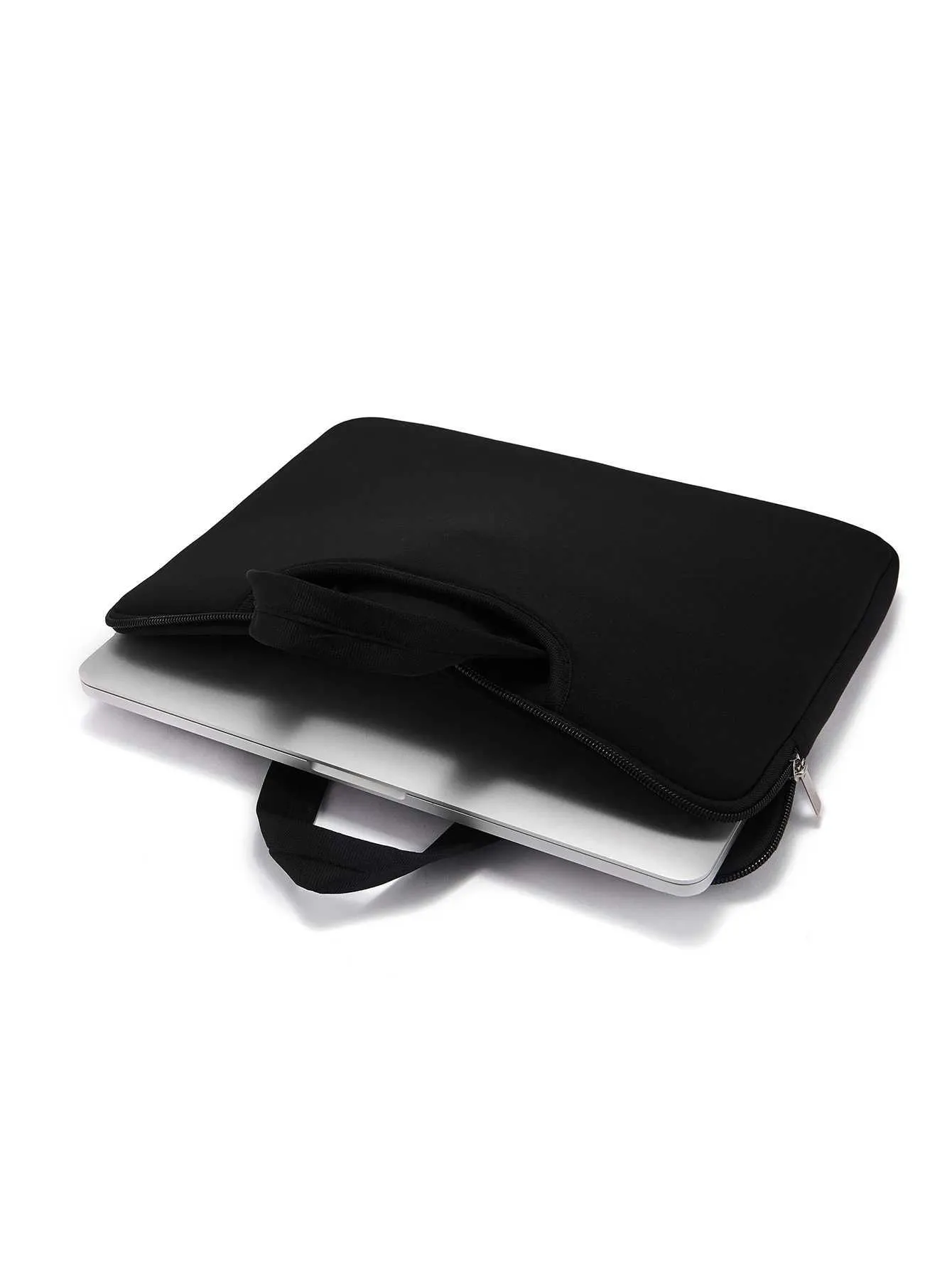 Geantă de 16 și 17 inch cu buzunarul frontal, poate ține mouse-ul Power, spațiu mare, geantă de mână pentru laptop, ușoară, Handba24111_voghion.com