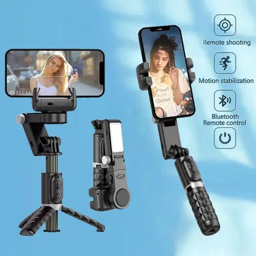 FANGTUOSI 360 Swivel Universal Joint Selfie Stick Tripod With Shutter Fill Light Smartphone Live/Log Stabilizer After_voghion.com