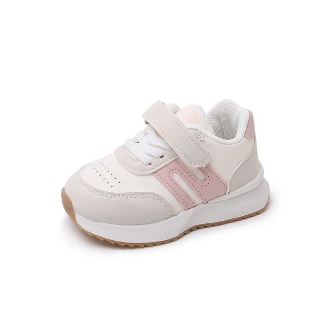 Pantofi sport pentru copii, pantofi sport kaki, respirabili, antiderapanți, băieți și fete, roz, la modă, sute de copii, pantofi casual pentru bebeluși_voghion.com