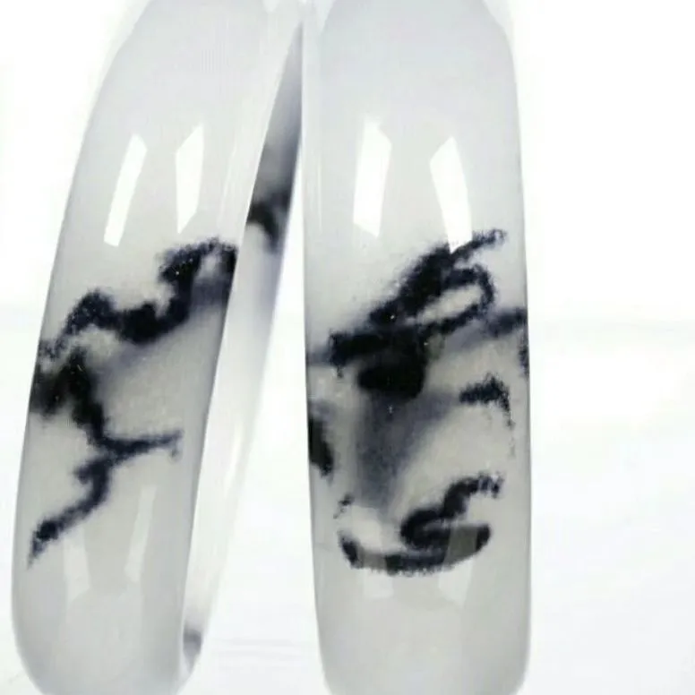 Armband Echt Jade Quarzit Armband Smaragd Tënt-ähnlech Schwiewend Blumm Donkel Damen_voghion.com