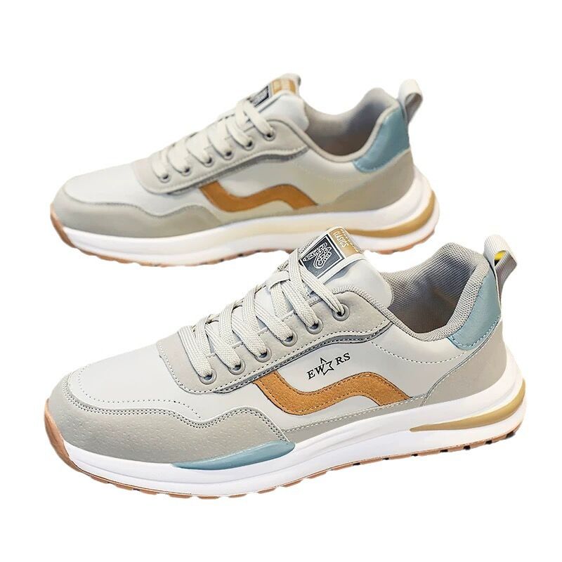 Men's summer new breathable plate men's trend with height increase sports casual running tide shoes_voghion.com
