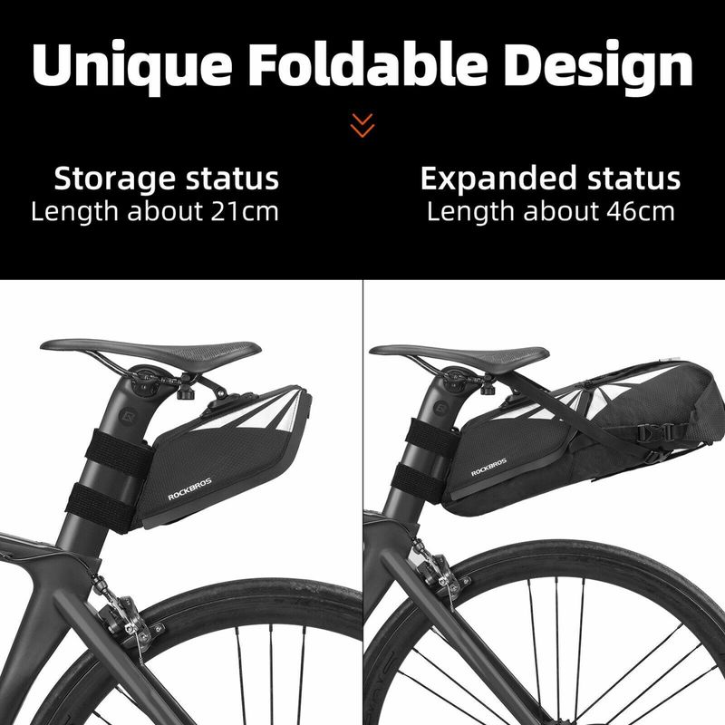 ROCKBROS Bicycl Saddl Bag. This 10 - Litr Bik Bag Is 100% Watr Rsistanc And Dsignd To B Placd Undr Th_voghion.com