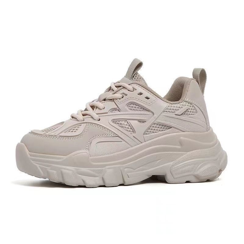 Thick Soled Height Enhancing Dad For Women 2024 Summer Korean Version New Versatile Sports Casual Single Shoes Ins Trend_voghion.com