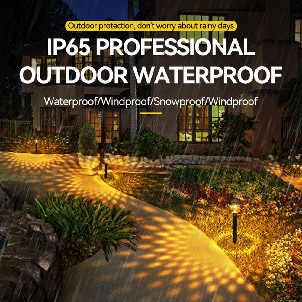 Luci solari a LED per prato, giardino, lampada da esterno, RGB multicolore, illuminazione per vialetti, luci solari decorative natalizie, luci brillanti per paesaggio_voghion.com