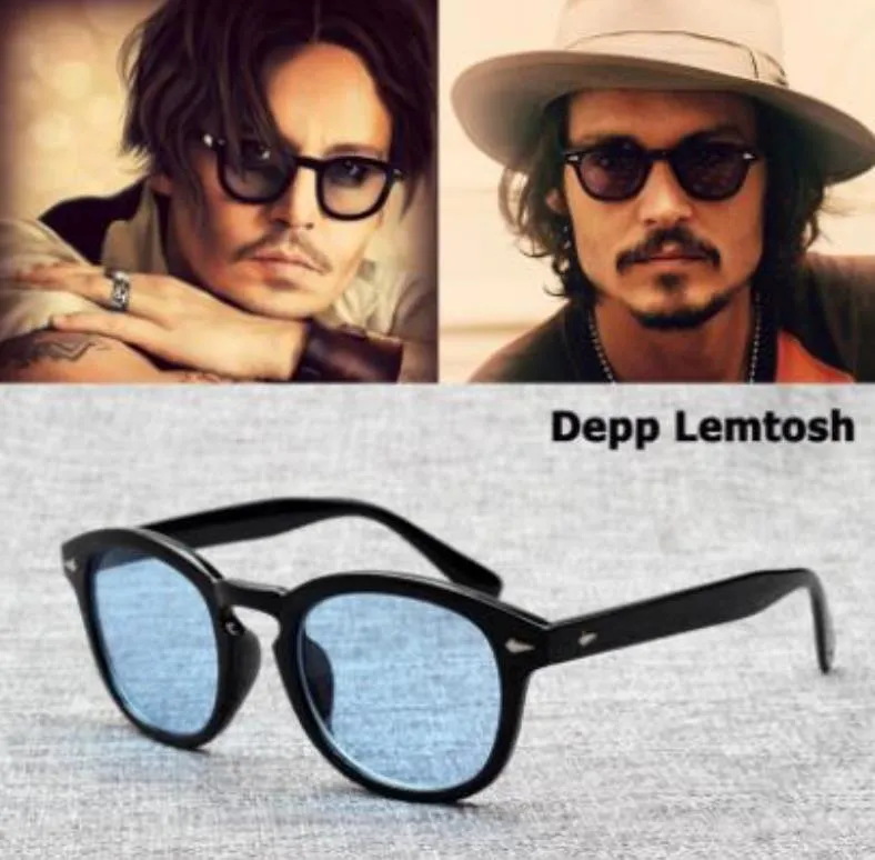 Großhandel Mode-Design S M L Rahmen Viele Farbe Polizied Objektiv Sonnenbrillen Lemtosh Johnny Depp Brille Brillen Pfeil_voghion.com