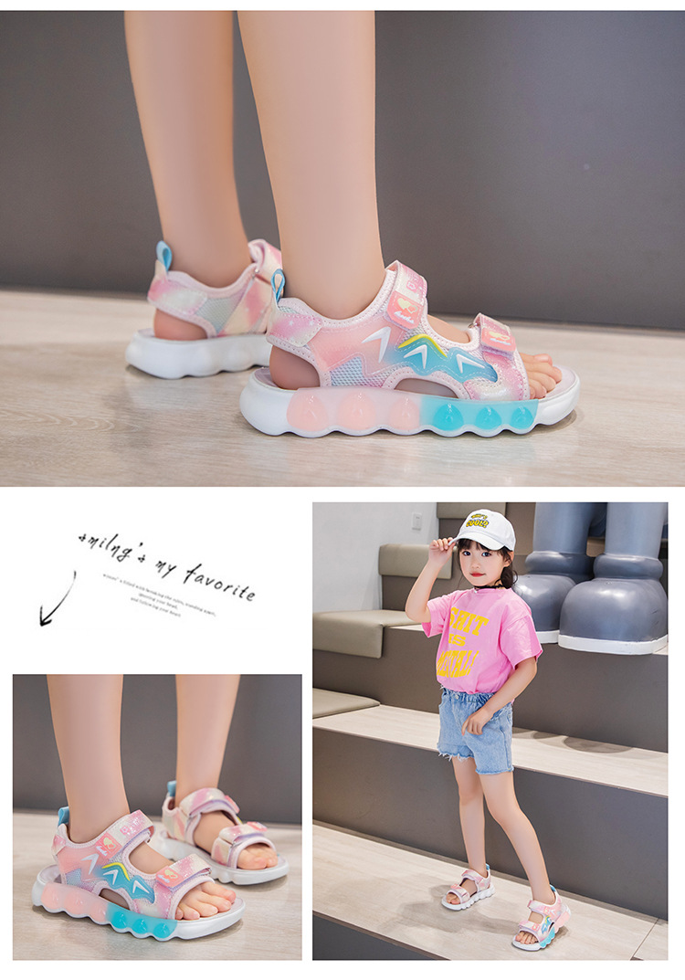 24 Sommer Neue Kindersandalen für Jungen Mädchen Freizeit Strand Sport Weiche Sohle Leichte und Bequeme Schülerschuhe_voghion.com