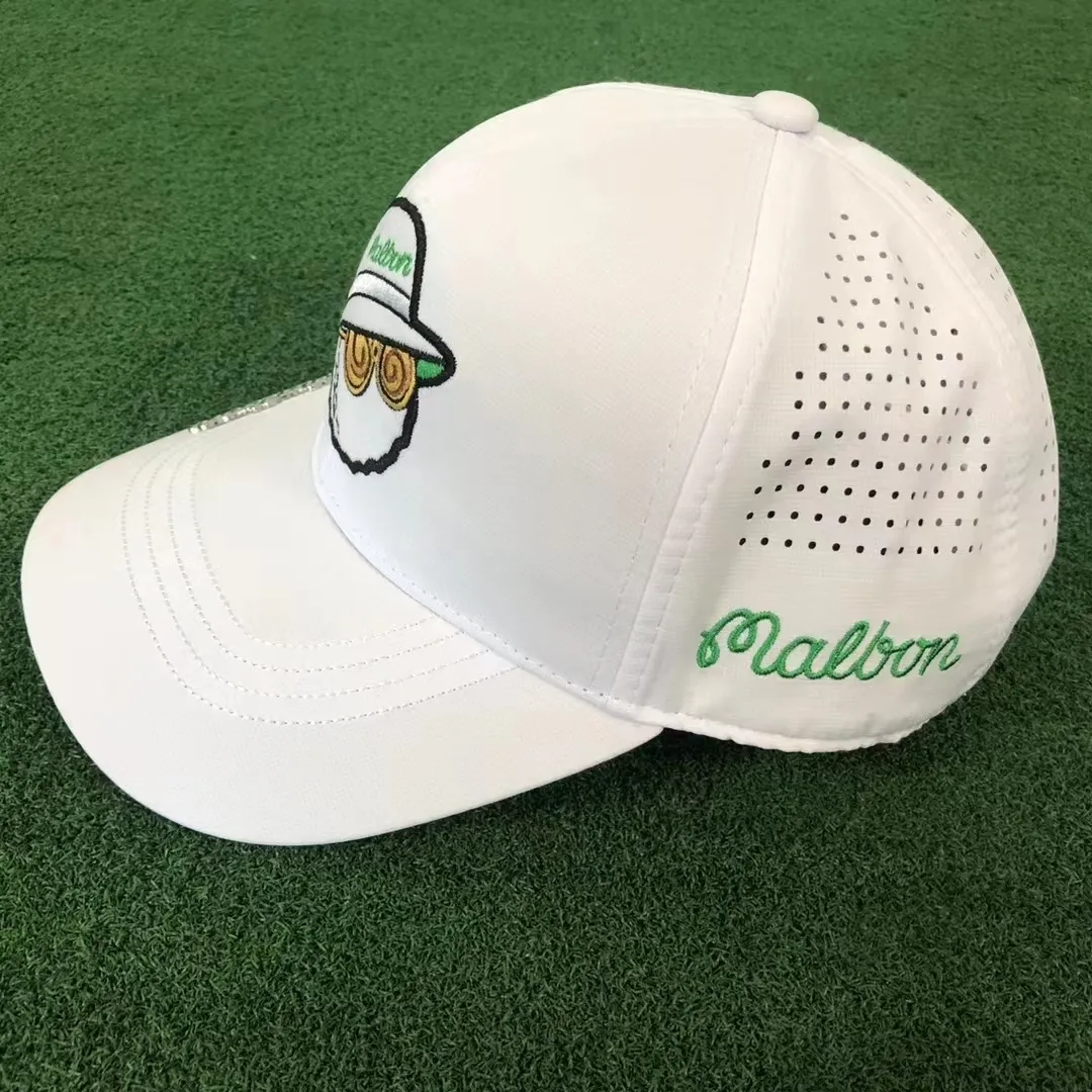 Caps Golf with Clip Ball Mesh Back Adjustable Fit Hat 230512_voghion.com