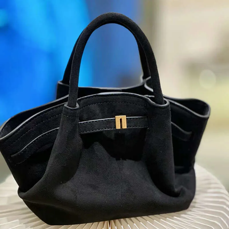 Nuova borsa a mano in pelle scamosciata opaca, borsa a tracolla da donna, grande capacità_voghion.com
